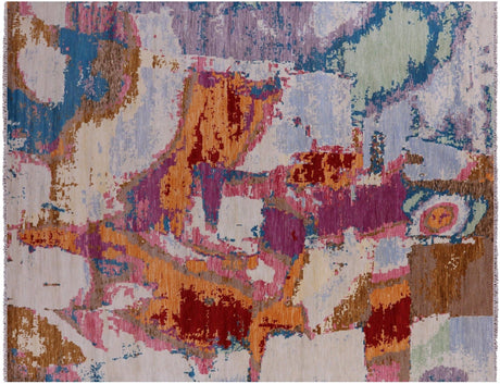 Abstract Handmade Wool Rug - Manhattan Rugs