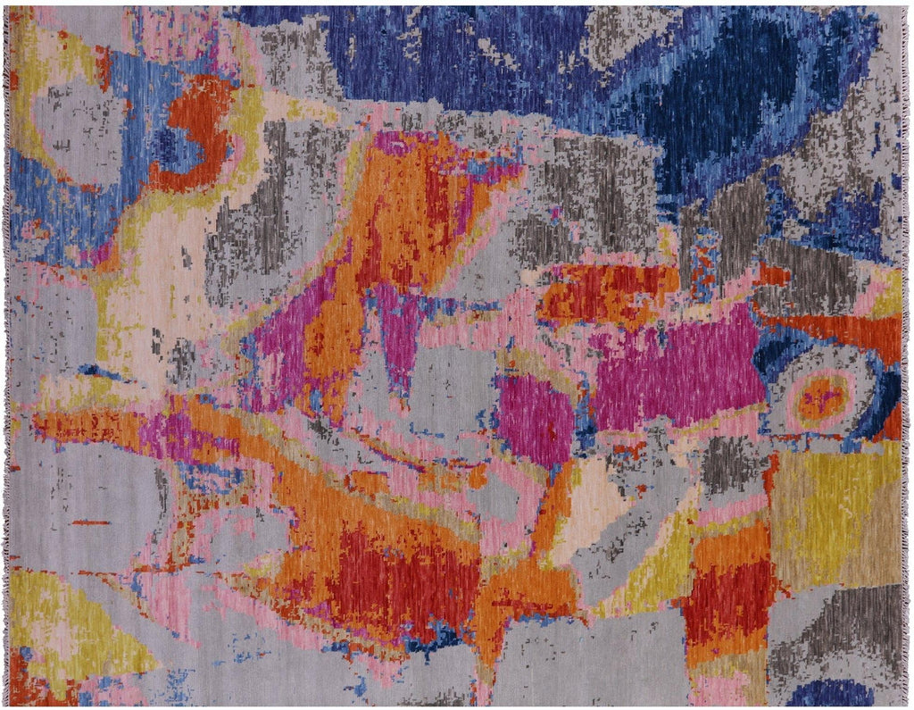 Abstract Modern Handmade Wool Rug - Manhattan Rugs