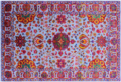 Persian Tabriz Wool & Silk Hand-Knotted Rug - Manhattan Rugs