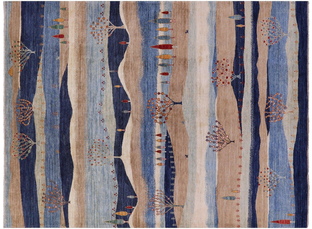 Persian Gabbeh Tribal Hand Knotted Wool Rug - Manhattan Rugs