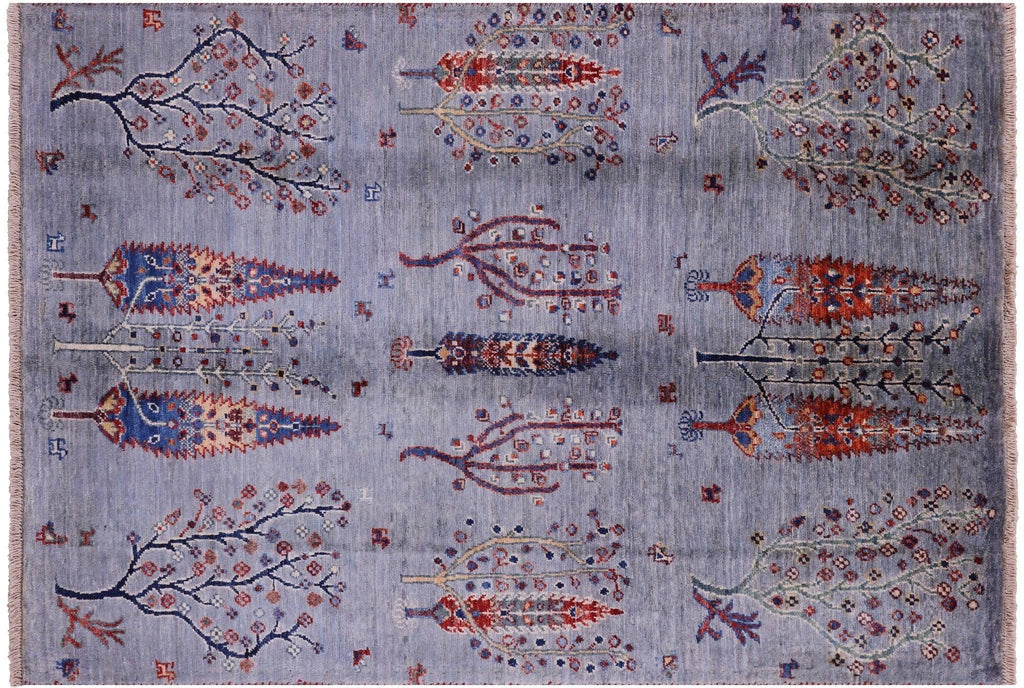 Tribal Persian Gabbeh Hand Knotted Rug - Manhattan Rugs