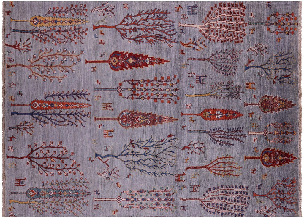 Tribal Persian Gabbeh Hand-Knotted Wool Rug - Manhattan Rugs