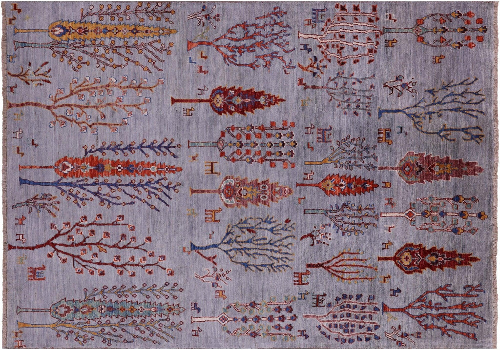 Tribal Persian Gabbeh Hand-Knotted Wool Rug - Manhattan Rugs