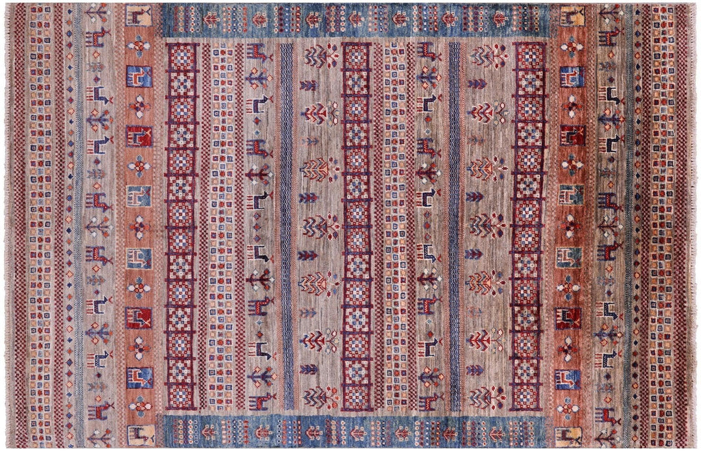 Persian Gabbeh Tribal Handmade Rug - Manhattan Rugs