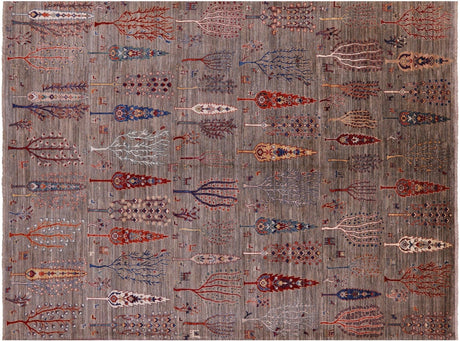 Hand-Knotted Persian Gabbeh Tribal Wool Rug - Manhattan Rugs