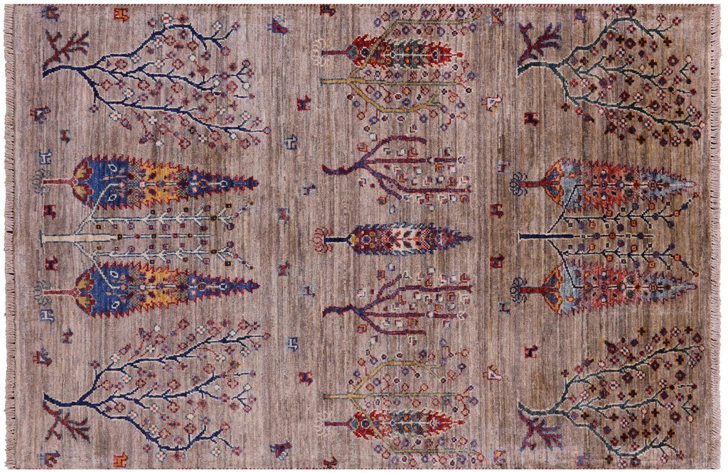 Tribal Persian Gabbeh Handmade Wool Rug - Manhattan Rugs