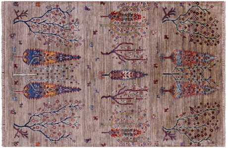 Tribal Persian Gabbeh Handmade Wool Rug - Manhattan Rugs