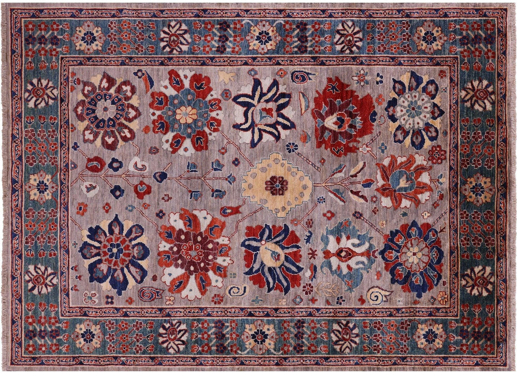 Hand-Knotted Super Heriz Serapi Wool Rug - Manhattan Rugs
