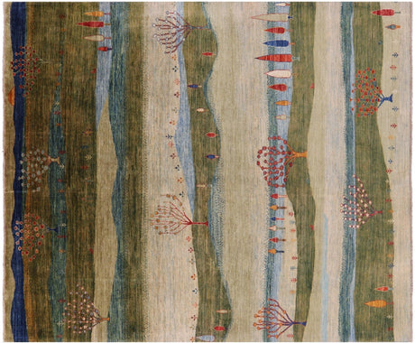 Tribal Persian Gabbeh Handmade Rug - Manhattan Rugs