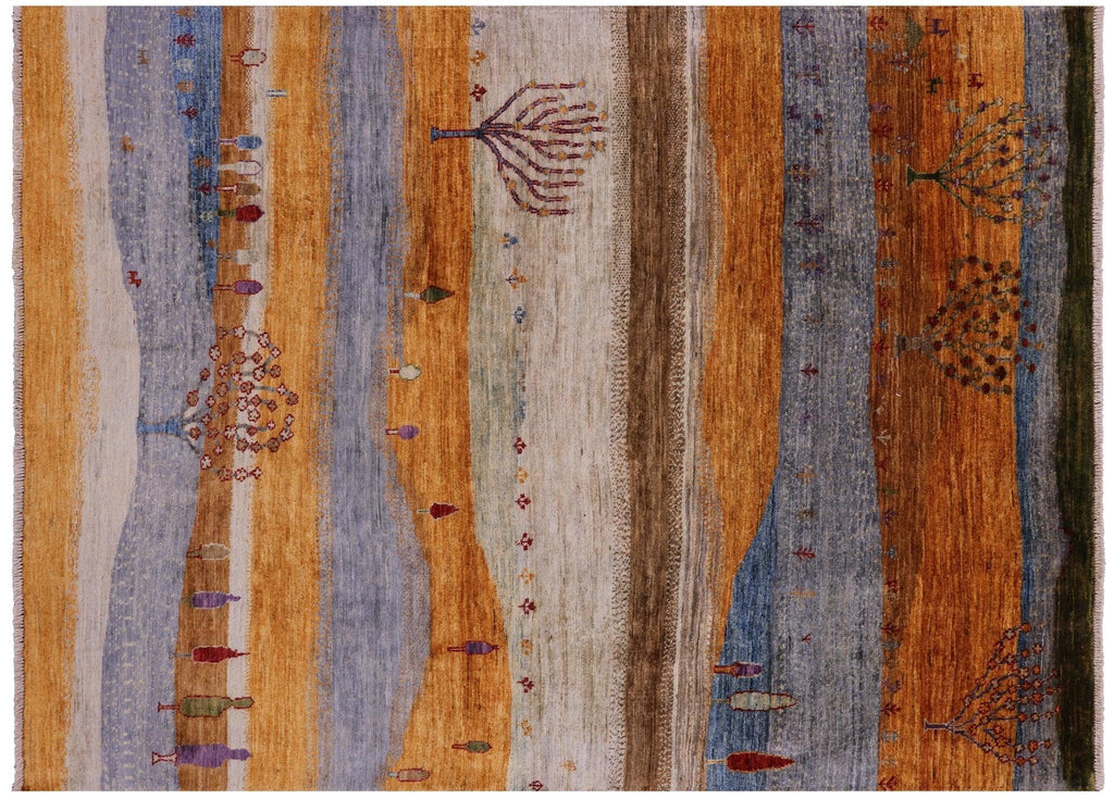 Handmade Persian Gabbeh Tribal Rug - Manhattan Rugs