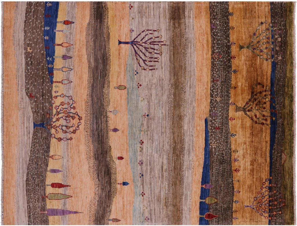 Tribal Persian Gabbeh Handmade Wool Rug - Manhattan Rugs