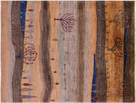 Tribal Persian Gabbeh Handmade Wool Rug - Manhattan Rugs