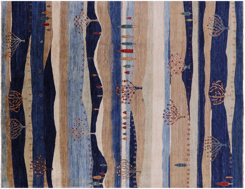 Tribal Persian Gabbeh Hand Knotted Rug - Manhattan Rugs