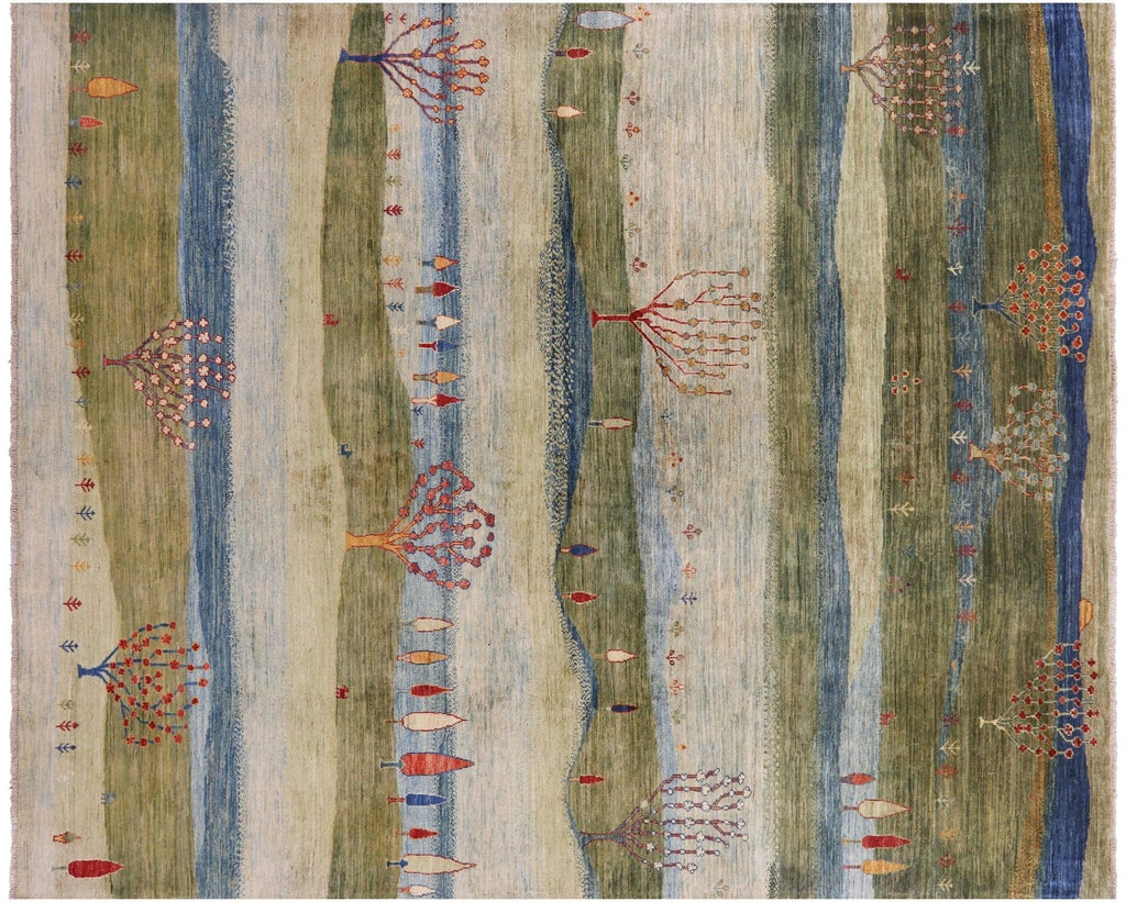Persian Gabbeh Tribal Hand Knotted Rug - Manhattan Rugs