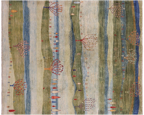 Persian Gabbeh Tribal Hand Knotted Rug - Manhattan Rugs