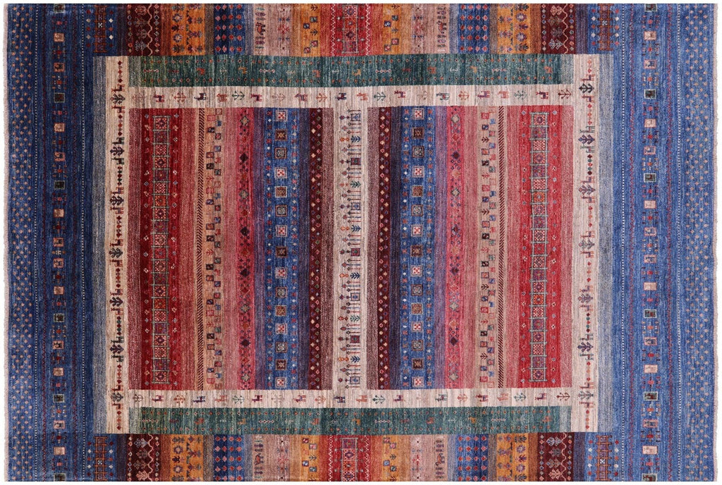 Tribal Persian Gabbeh Handmade Wool Rug - Manhattan Rugs