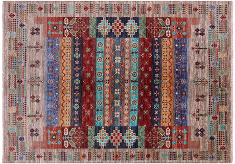 Hand-Knotted Persian Gabbeh Tribal Wool Rug - Manhattan Rugs