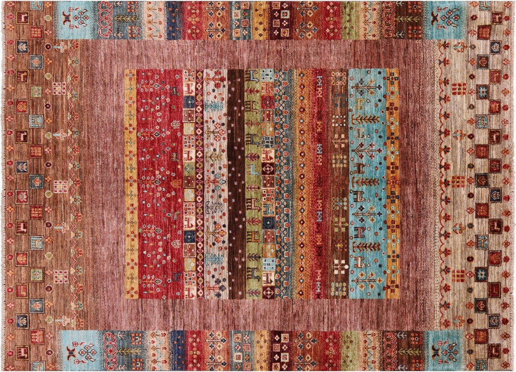Persian Gabbeh Tribal Hand Knotted Rug - Manhattan Rugs