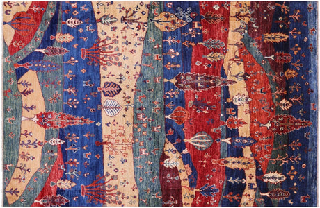 Persian Gabbeh Tribal Hand-Knotted Rug - Manhattan Rugs