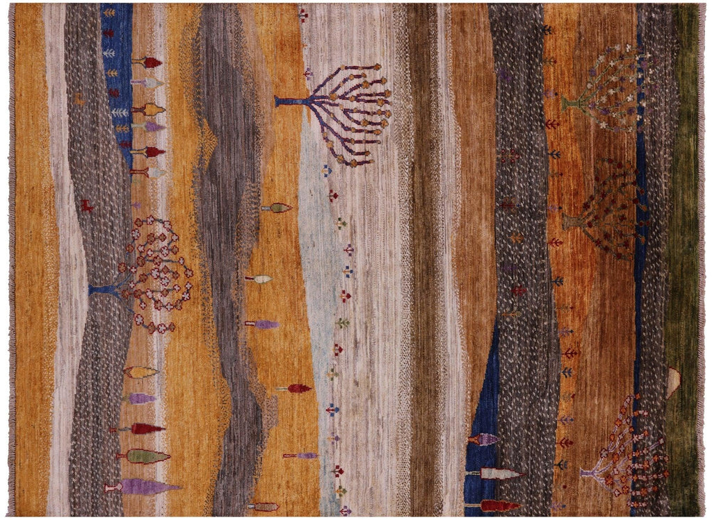 Handmade Persian Gabbeh Tribal Rug - Manhattan Rugs