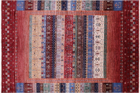 Handmade Persian Gabbeh Tribal Wool Rug - Manhattan Rugs
