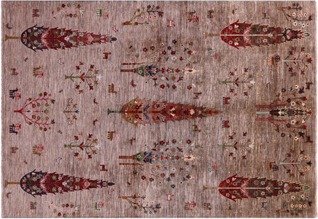 Handmade Persian Gabbeh Tribal Wool Rug - Manhattan Rugs