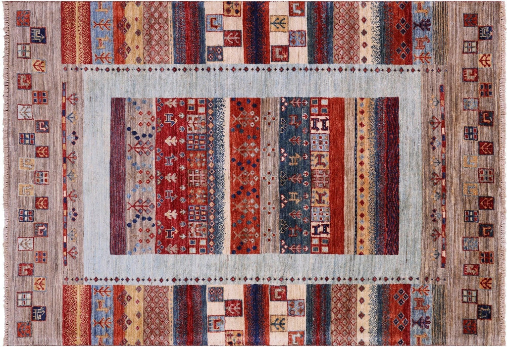Persian Gabbeh Tribal Handmade Rug - Manhattan Rugs