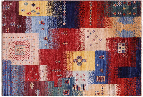 Hand Knotted Persian Gabbeh Tribal Rug - Manhattan Rugs