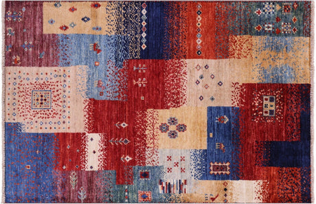 Hand Knotted Persian Gabbeh Tribal Rug - Manhattan Rugs