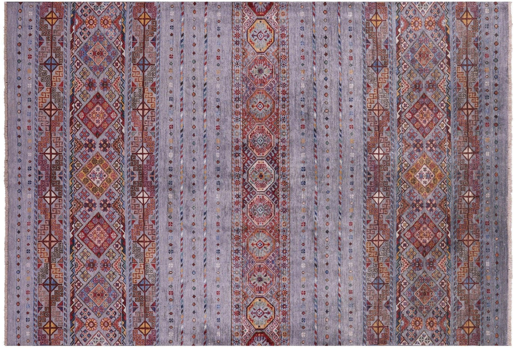 Hand-Knotted Super Kazak Khorjin Wool Rug - Manhattan Rugs