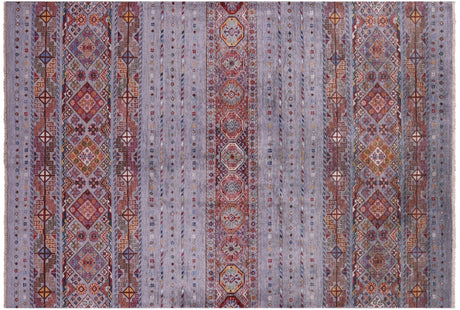 Hand-Knotted Super Kazak Khorjin Wool Rug - Manhattan Rugs