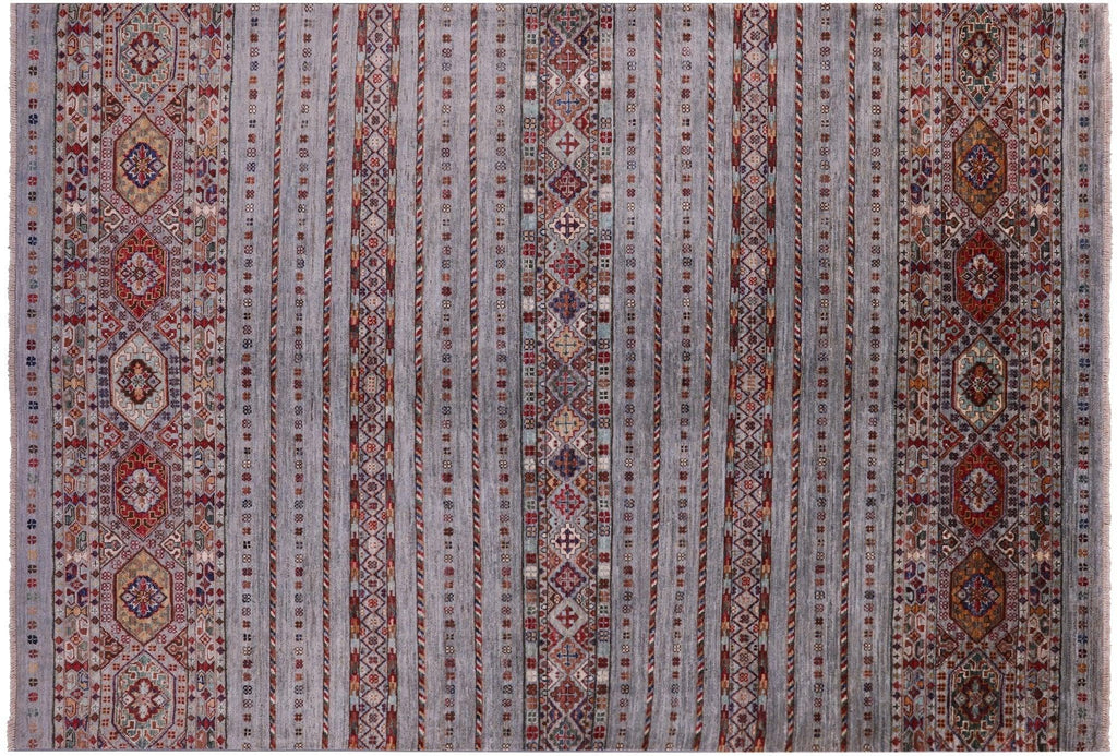 Super Kazak Khorjin Hand-Knotted Wool Rug - Manhattan Rugs