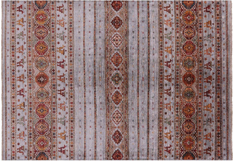 Tribal Persian Gabbeh Handmade Wool Rug - Manhattan Rugs