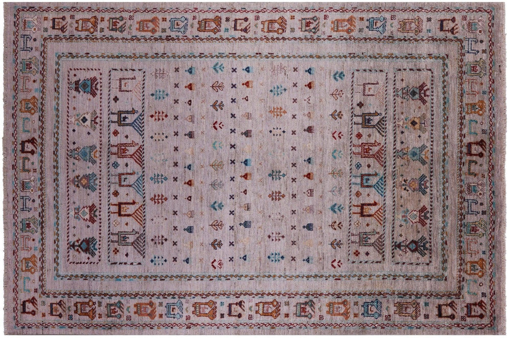 Hand-Knotted Persian Gabbeh Tribal Rug - Manhattan Rugs