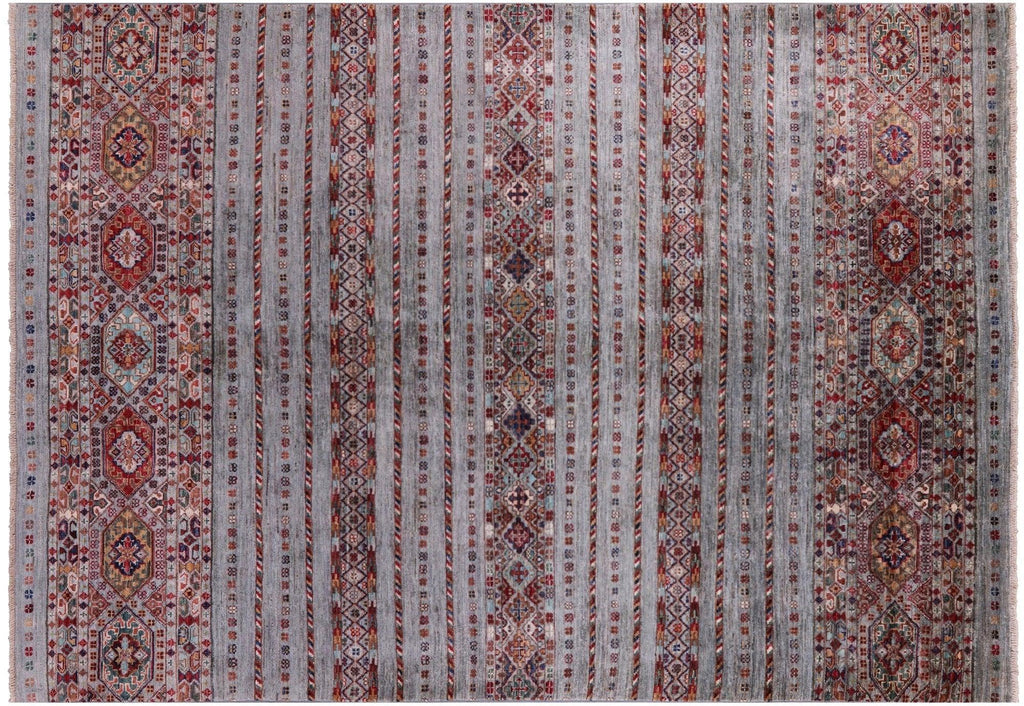 Super Kazak Khorjin Hand-Knotted Wool Rug - Manhattan Rugs