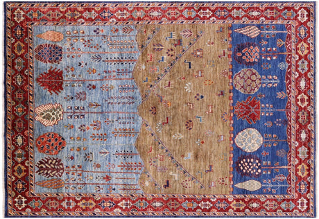Tribal Persian Gabbeh Handmade Wool Rug - Manhattan Rugs