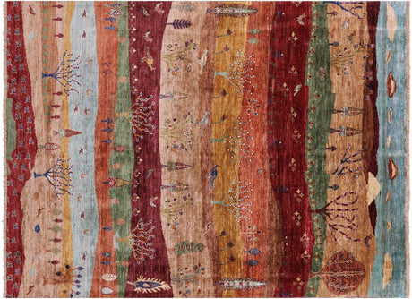 Tribal Persian Gabbeh Hand Knotted Rug - Manhattan Rugs