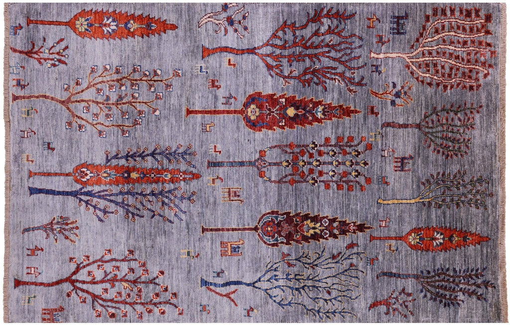 Persian Gabbeh Tribal Hand-Knotted Wool Rug - Manhattan Rugs