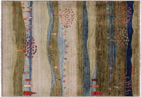 Hand Knotted Persian Gabbeh Tribal Rug - Manhattan Rugs