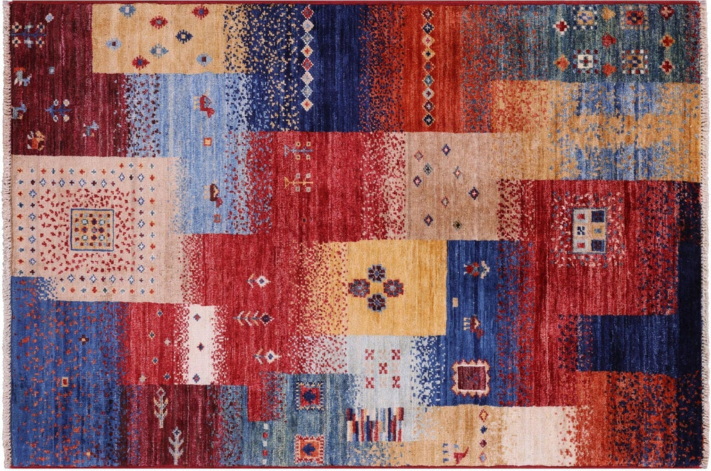 Persian Gabbeh Tribal Handmade Rug - Manhattan Rugs