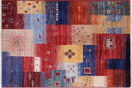 Persian Gabbeh Tribal Handmade Rug - Manhattan Rugs