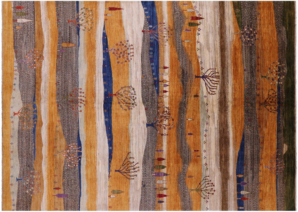 Hand Knotted Tribal Persian Gabbeh Rug - Manhattan Rugs