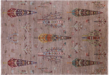 Tribal Persian Gabbeh Hand Knotted Rug - Manhattan Rugs