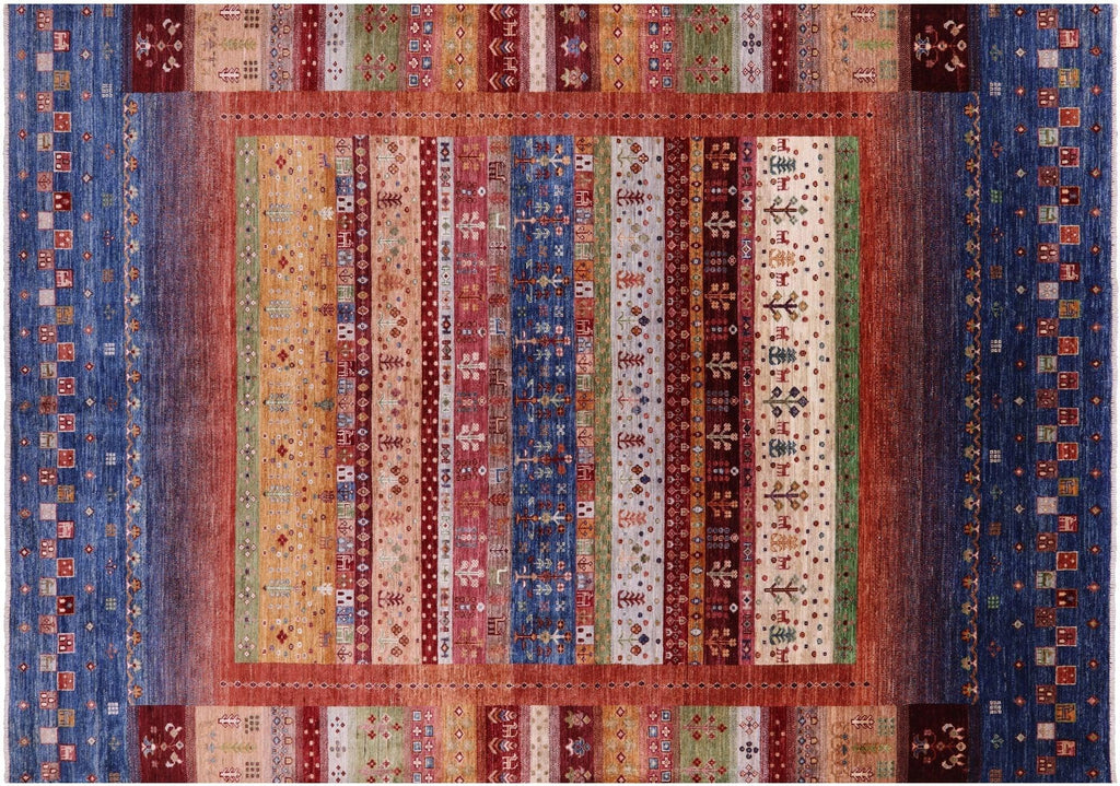 Tribal Persian Gabbeh Hand Knotted Wool Rug - Manhattan Rugs