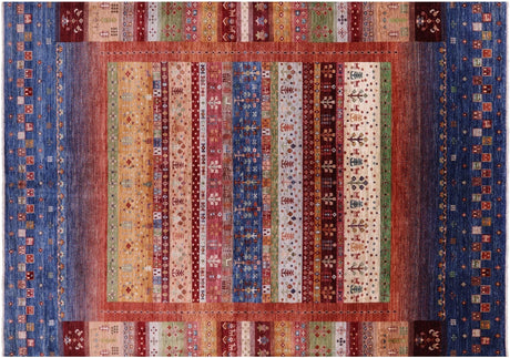 Tribal Persian Gabbeh Hand Knotted Wool Rug - Manhattan Rugs