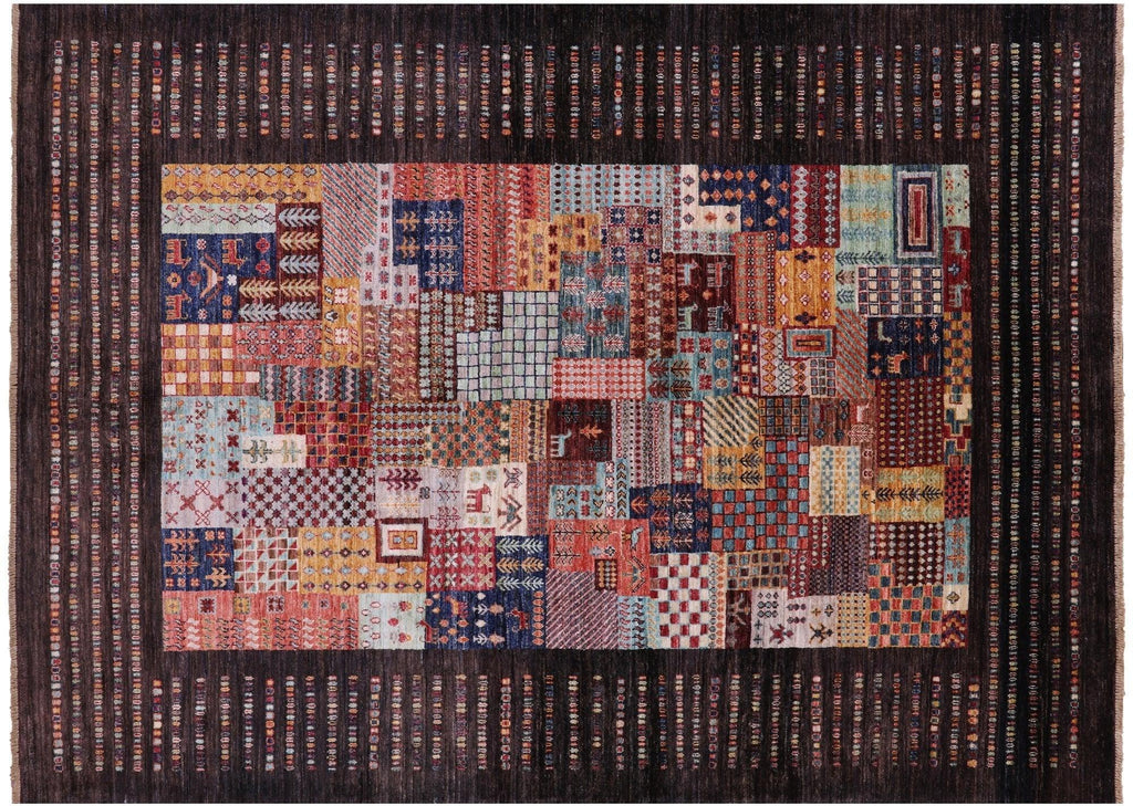 Persian Gabbeh Tribal Hand Knotted Rug - Manhattan Rugs