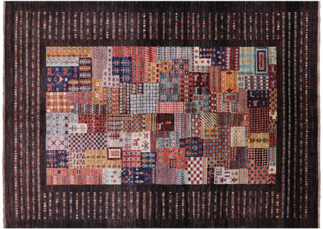 Persian Gabbeh Tribal Hand Knotted Rug - Manhattan Rugs