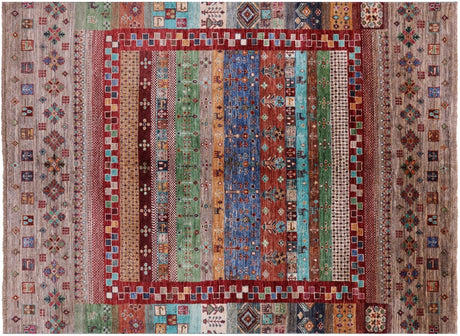 Persian Gabbeh Tribal Handmade Wool Rug - Manhattan Rugs