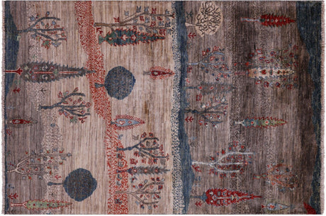 Tribal Persian Gabbeh Handmade Wool Rug - Manhattan Rugs