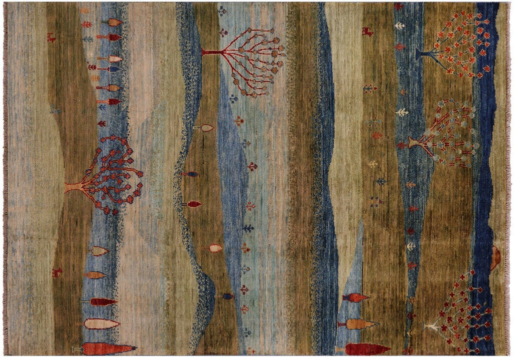 Handmade Persian Gabbeh Tribal Rug - Manhattan Rugs